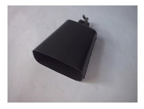 Imagen 1 de 4 de Cencerro Cowbell Acero Negro De 5 1/2 Pulgadas Lazer Bateria