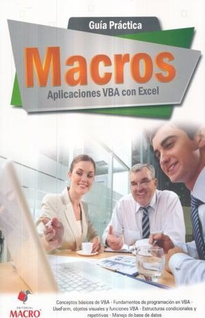 Libro Macros Aplicaciones Vba Con Excel Original