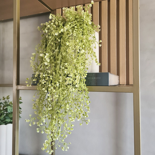 Kit 3 Planta Artificial Folhagem Pendente Verde Muro Inglês