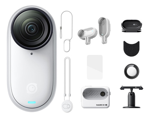 Insta360 Go 3s - Pacote de ação pequeno 4K branco de 128 GB