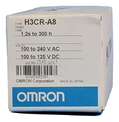 Nib Omron H3cr-a8 Solid-state Timer 1.2s To 300h Qtt