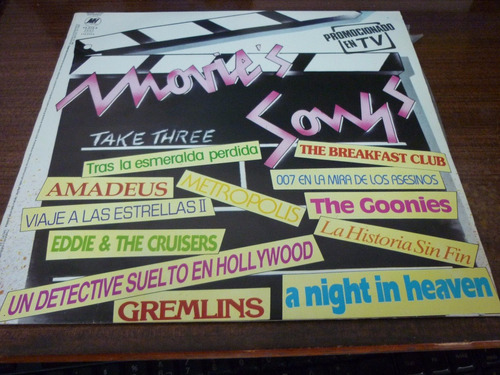 Amadeus The Goonies Movies Songs Take Three Vinilo Arg