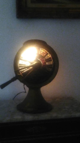 Antiguo Telegrafo - Lamapara Naval De Bronce Decorativo (Usado)