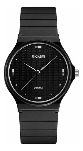 Reloj Mujer Skmei Skm-1421-al Cuarzo Pulso Negro En