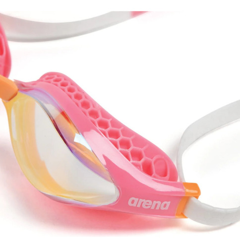 Antiparras Arena Original Antifog Uv Para Natación Yellow Copper Light Pink Orange