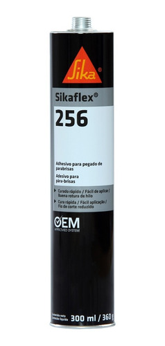 Imagen 1 de 7 de Sikaflex 256 Negro Adhesivo De Parabrisas 300cc