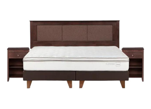 Cama Europea King Rosen Classique + Muebles Rachel