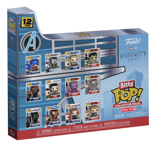 Figura Funko Bitty Funko Avengers Infinity Saga 12 Pack (Usado)