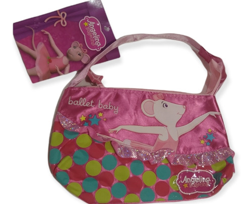 Bolsa Infantil Angelina Ballerina Lapicera Cosmetiquera 