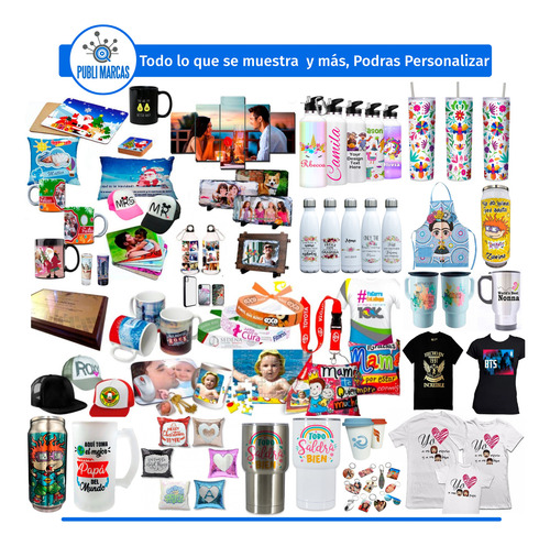 Combo De 8 En 1 A 9 En 1 38x38 Sublimacion 100 Regalos S/3