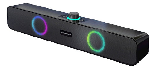 Altavoz Bluetooth Portátil 10 W Subwoofer Estéreo Color Negro