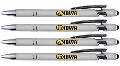 Esfero - Greeting Pen Iowa Soft Touch Coated Metal Pen 4 Pac