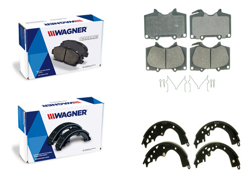 Kit Balatas Delantera Traserat Ceramica Wgnn Tacoma 4x4 2013