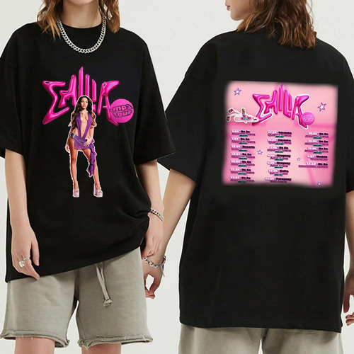 Emilia Mernes - Remera Oversize Unisex - Mp3 Tour Movistar