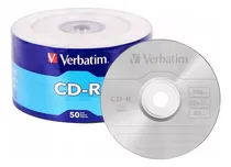 Comprar Disco virgem CD-R Verbatim de 52x por 50 unidades