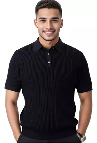 Camisa Louis Vuitton Original Polo Azul Masculina