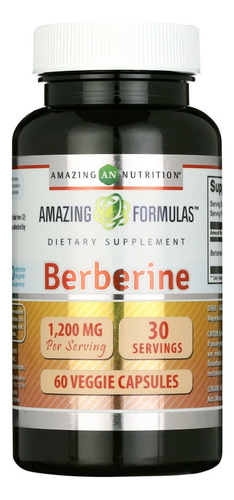 Berberine 1200mg 60 Cápsulas 