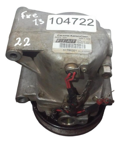Compresor Fiat Fire 1.3 Cod4722