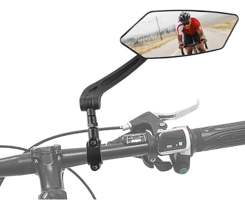 Espejo Retrovisor Giratorio Para Manillar De Bicicleta