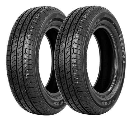 Kit de 2 pneus Itaro Pneu de Carro MH01 185/70R14 88 - 560Kg