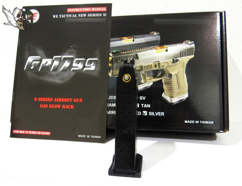 Imagen 3 de 4 de Pistola Airsoft Gp1799 T5 Full Metal We