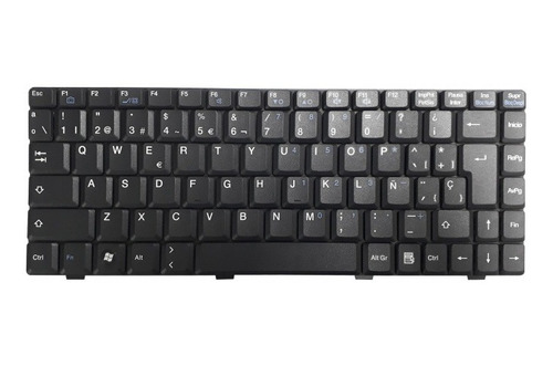 Teclado Commodore Ke-1783 Ke-8317 Ke8320 Ke83 Mir30 Negro