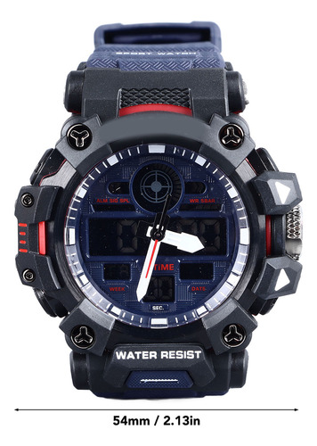 Reloj Deportivo Impermeable Para Hombre, Cronómetro Digital