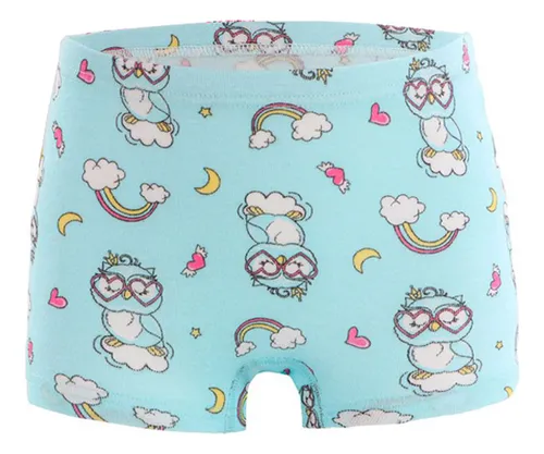comprar Bragas De Algodón Ropa Interior Para Niñas De 2-9 Años 6 Pcs