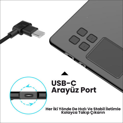 Veikk - Cable Usb Para Tablet De Dibujo Gráfico A30