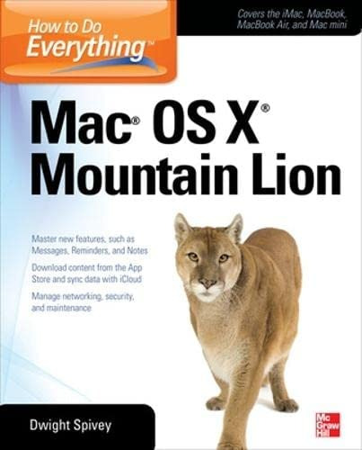 Libro:  How To Do Everything Mac Os X Mountain Lion