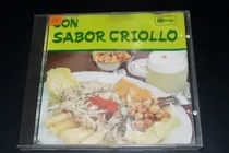 Comprar Jch- Con Sabor Criollo Varios Interpretes Cd Sello Virrey