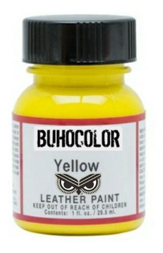 Pintura Para Cuero Tipo Angeluz Acrilica X 35ml Amarillo