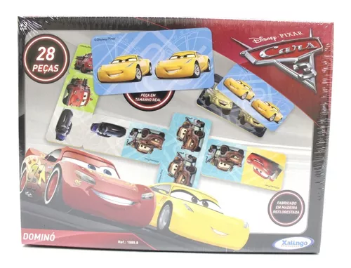 Jogo de Dominó Carros Lightning McQueen - Toyng - Jogo de Dominó