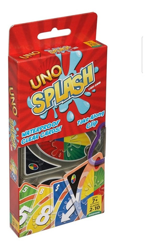 Uno Splash - Juego De Cartas Waterproof