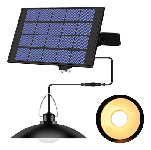 Panel De Lámpara Solar Ajustable Para Colgar Luces De Patio