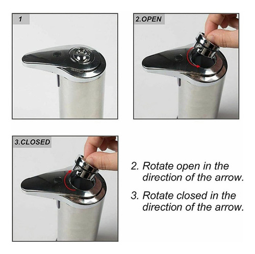 Dispensador Automático De Sabão, Dispensador Ajustável Sem T