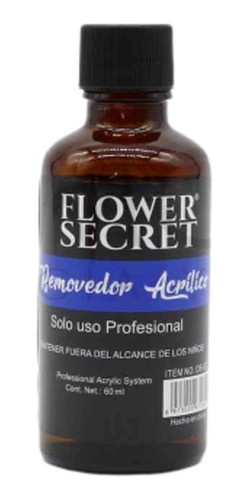Removedor De Acrilico Profesional 60 Ml Flower Secret