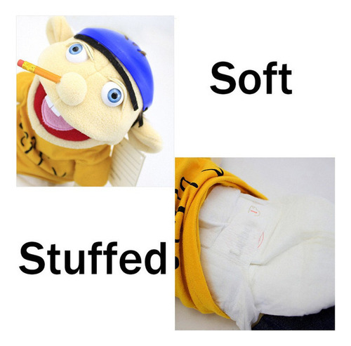 Muñeca De Peluche Jeffy Hand Puppet De 60 Cm, Juguete