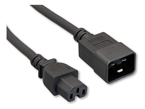 Pack De Cable De Poder Negro 6' Iec320 C15/c20 14awg