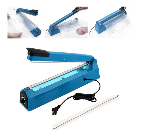 Imagen 1 de 5 de Selladora De Fundas Plasticas Manual D 30cm Gratis Repuestos