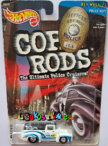 Hot Wheels  ´56 Ford Truck Police Cop Rods Series 2 Lacrado
