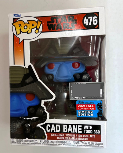 Funko Pop Cad Bane Todo 360 476 Star Wars Exclusivo Bad Batc