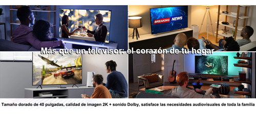 Pantalla De Tv Inteligente Xundefined De 40 Pulgadas Con Pro