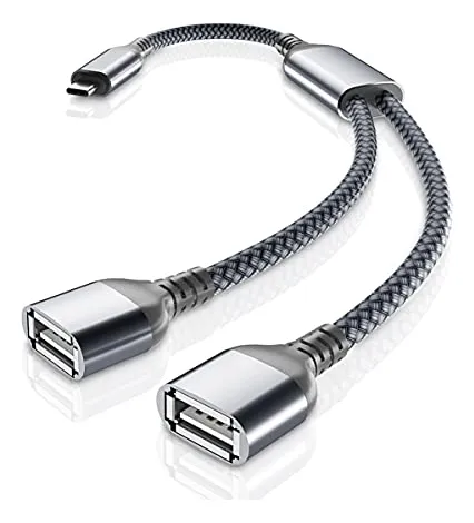 Adaptador De Cable Basesailor Usb C Macho A Doble Usb Hembra
