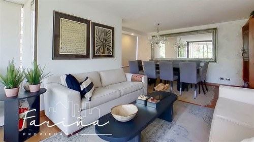 Excelente Departamento En Venta 4d + 3b, Las Condes
