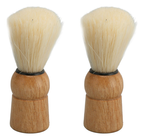 Brocha De Afeitar Para Hombre Con Mango De Madera Shave Mini