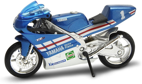 Moto Welly Die Cast Azul Yamaha 1994 Tz250m, Escala 1:18.