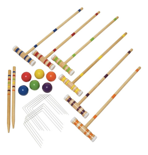 Conjunto De Jogos De Croquet Para Gramado, Conjunto De