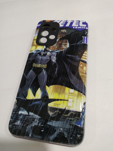 Funda Batman Para Galaxy A33 Perfil Anticaida + Mica 9d Deco