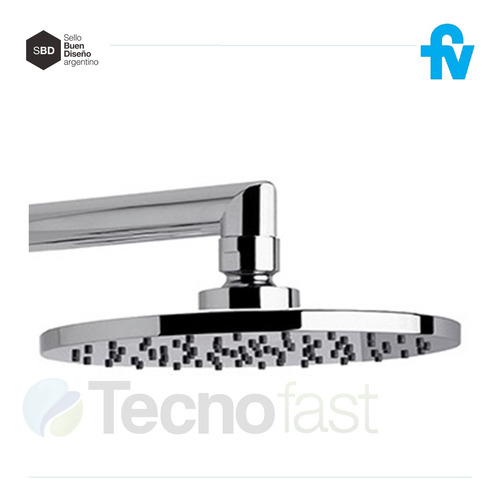 Griferia De Ducha Simple Fv California Cromo 0109/17-cr Baño